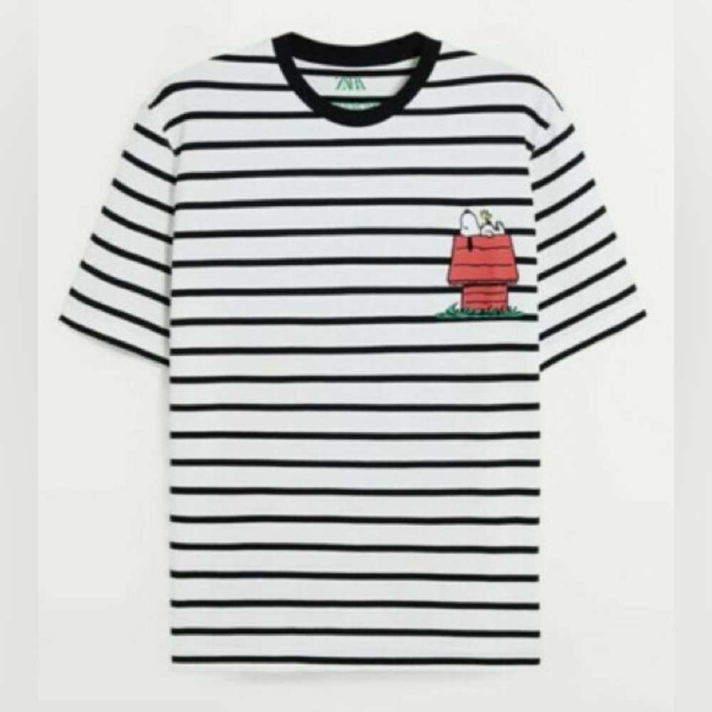 RARE Zara Vintage Design Shirt with Snoopy Design